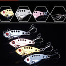 2 Sets HENGJIA VIB013 Metal VIB Fake Bait Electroplated Hard Bait, Specification: 4cm 7g(4 Colors)