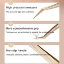 Eyelash Clip Eyelash Tweezers High Precision Eyelash Extension Tool(Phoenix Tweezers)