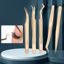 Eyelash Clip Eyelash Tweezers High Precision Eyelash Extension Tool(Princess Tweezers)