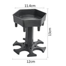 Bar Party 6 Cups Hexagon Wine Dispenser Wine Pourer Gray+6 Colorful Cups