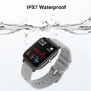 P8 1.4 Inch Heart Rate Blood Pressure Monitoring Smart Watch, Color: Blue