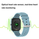 P8 1.4 Inch Heart Rate Blood Pressure Monitoring Smart Watch, Color: Gold