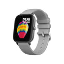 P8 1.4 Inch Heart Rate Blood Pressure Monitoring Smart Watch, Color: Silver Gray
