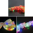 Christmas LED Lights Bronzing Double Ribbon String Lights, Specification: 10m(Gold Red Color Light)