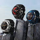 K28H 1.32 Inch Heart Rate/Blood Pressure/Blood Oxygen Monitoring Watch, Color: Black