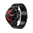 K28H 1.32 Inch Heart Rate/Blood Pressure/Blood Oxygen Monitoring Watch, Color: Black Three