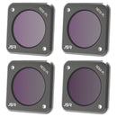 JSR Action Camera Filters for DJI Action 2,Style: CS-4in1 (NDPL)