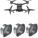 JSR Drone Filters for DJI FPV COMBO ,Model: ND8PL+ND16PL+ND32PL+ND64PL
