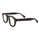 Men Retro Depp Round Frame Glasses Detachable Dual Purpose Polarized Sunglasses(Black)