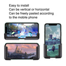 5 Pairs Car Mobile Phone Bracket Dashboard Navigation Paste Adjustable Bracket(Pink)