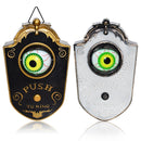 Halloween One-eyed Doorbell Glowing Horror Sound Decoration Pendant Black