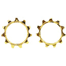 2PCS VG Sports Bike Lightweight Wear -Resistant Freewheel Patches, Style: 11T (Gold)