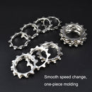 2PCS VG Sports Bike Lightweight Wear -Resistant Freewheel Patches, Style: 10 Speed 13T (Silver)