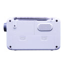 SY-8801 Portable Retro Radio HD LCD Screen Weight Bass Short Wave Radio(White)