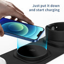E26 15W 3 In 1 Wireless Charger Suitable For Apple/QI Mobile Phone& Apple Watch & AirPods(Black)