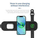 E26 15W 3 In 1 Wireless Charger Suitable For Apple/QI Mobile Phone& Apple Watch & AirPods(Black)
