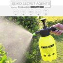 2L Watering Cans Disinfection Spray Bottle Air Pressure Sprayer( Yellow)