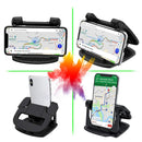 MM002 Car Dashboard Mobile Phone Holder Car Silicone Rotary Navigation Mobile Phone Holder(Black)