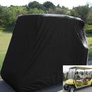 210D Oxford Cloth Golf Cart Cover Scooter Kart Dust Cover, Specification: 285 x 122 x 168cm(Black)