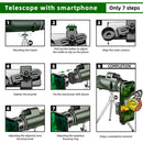 40X60 Outdoor Night Vision High Power HD Monocular (Standard+Universal Clip+Tripod)