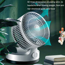 YANGZI Home Desktop Turbo Quiet Air Circulation Fan US Plug, Style: Non-remote Head Model (White)