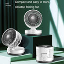 YANGZI Home Desktop Turbo Quiet Air Circulation Fan US Plug, Style: Remote Head Model (White)