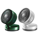 YANGZI Home Desktop Turbo Quiet Air Circulation Fan US Plug, Style: Remote Head Model (Green)