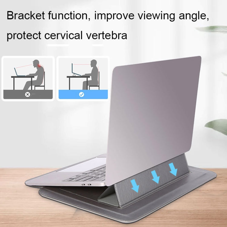 HL0066-005 Multifunctional Stand Laptop Bag, Size: 13 inches(Gray)