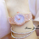 BS Bee Sister FA1101 Women Chain Watch Starry Diamonds Wrist watch(Rose Gold Diamonds Surface)