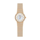 BS Bee Sister FA1101 Women Chain Watch Starry Diamonds Wrist watch(Rose Gold Scale Surface)