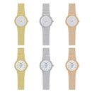 BS Bee Sister FA1101 Women Chain Watch Starry Diamonds Wrist watch(Silver Scale Surface)