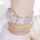 BS Bee Sister FA1101 Women Chain Watch Starry Diamonds Wrist watch(Rose Gold Scale Surface)