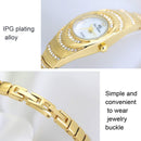 BS Bee Sister FA1540 Ladies Oval Small Chain Watch with Diamonds(Rose Gold)