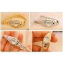 BS Bee Sister FA1540 Ladies Oval Small Chain Watch with Diamonds(Rose Gold)
