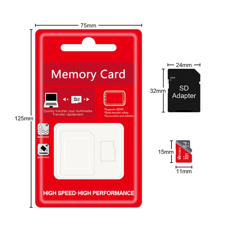King Card 64GB High-Speed Transfer Camera Memory Card(Black)