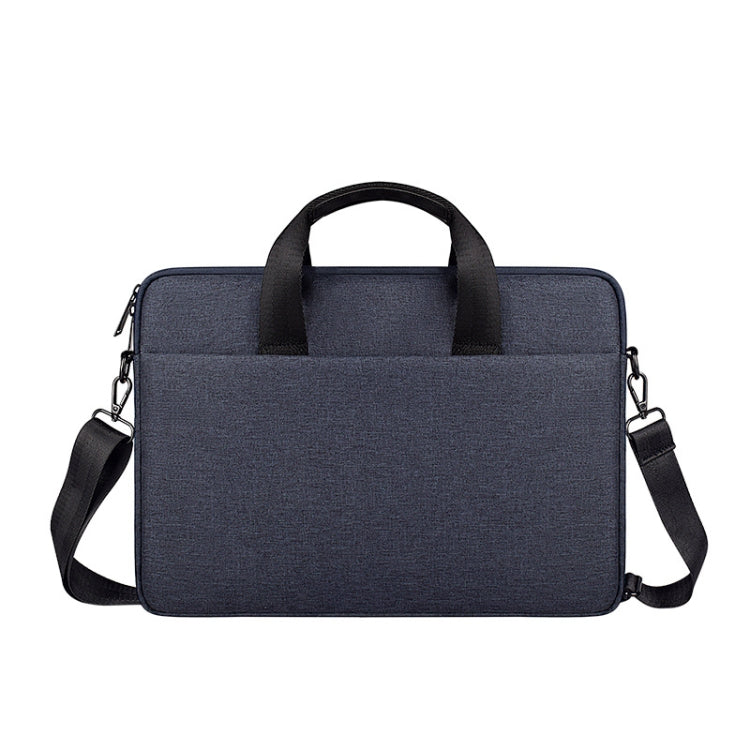 ST09 Portable Single-shoulder Laptop Bag, Size: 13.3 inches(Navy Cyan with Shoulder Strap)