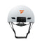 Foxwear V6 Camera Recorder Smart 1080P HD With Light Riding Helmet, Size: One Size(White)