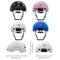 Foxwear V6 Camera Recorder Smart 1080P HD With Light Riding Helmet, Size: One Size(Pink)