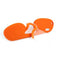 Clip-nose Reading Glasses Portable Reading Mirror No Mirror Leg Glasses, Degree: +100(Red)
