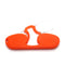 Clip-nose Reading Glasses Portable Reading Mirror No Mirror Leg Glasses, Degree: +200(Orange)