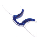 Clip-nose Reading Glasses Portable Reading Mirror No Mirror Leg Glasses, Degree: +200(White)