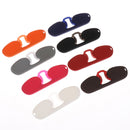 Clip-nose Reading Glasses Portable Reading Mirror No Mirror Leg Glasses, Degree: +350(Black)