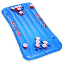 Water Inflatable Drink Cup Hole Floating Row Table Tennis Floating Table(145x60cm)