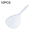 10PCS Home Kitchen Fish Dumplings Spicy Hot Big Colander(White)