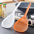 10PCS Home Kitchen Fish Dumplings Spicy Hot Big Colander(Orange)