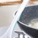 10PCS Home Kitchen Fish Dumplings Spicy Hot Big Colander(Orange)