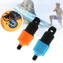 SUP Paddle Kayak Surfboard Valve Adapter Car Pump Conversion Head(Orange)