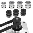 10 PCS GT2 3D Printer Synchronous Wheel Transmission Leather Pulley, Specification: 16 Tooth 6mm
