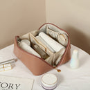 Travel Portable Large-capacity Toilet And Cosmetic Bag(Dried Rose Pink)