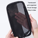 Multifunctional Portable Large Capacity Toiletry Cosmetic Bag, Color: Black Double Layer